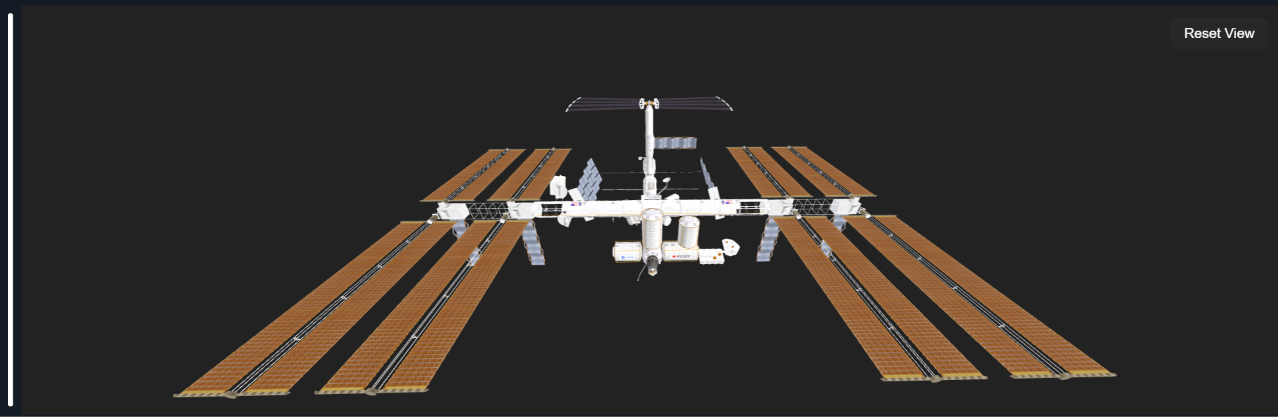 Interactive 3D Spacecraft Visualization Feature